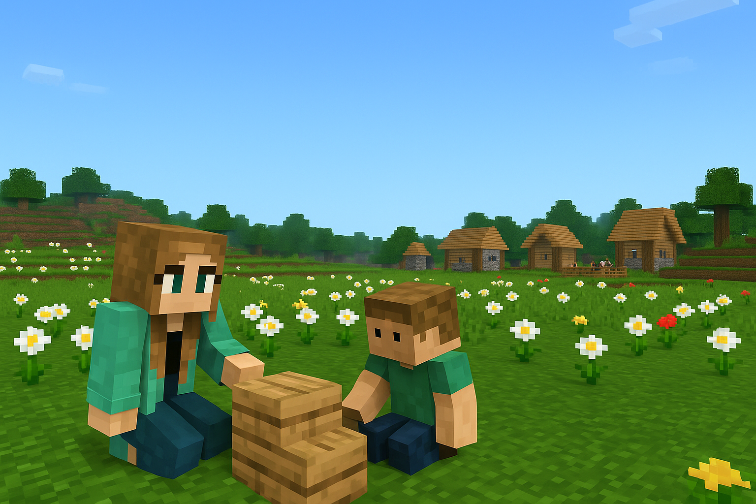 Minecraft Therapy Session in the Countryside